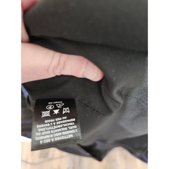 Lafayette 148 New York Womens Abstract Print Faux Leather Trim Sheath Dress 18 - Picture 4 of 8